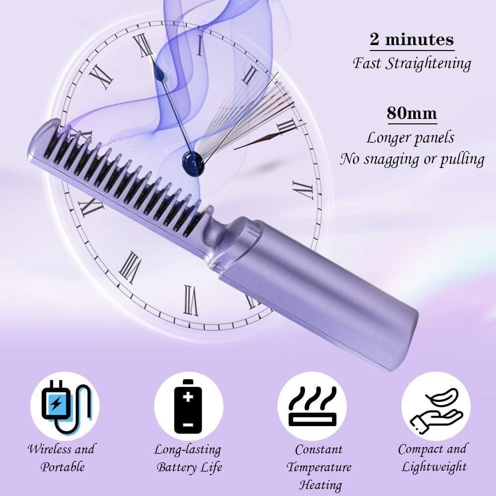 Meneflix Portable Mini Hair Straightener/Hot Comb