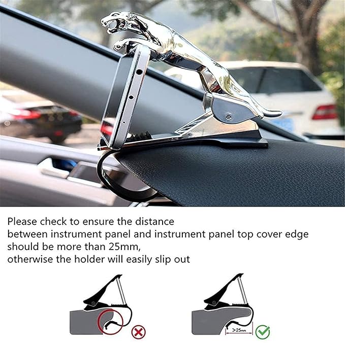 Jaguar Design Hud Car Mobile Phone Holder