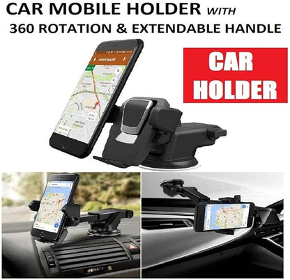 Revolex Zoom Star Pros Car Mobile Holder For Dashboard Black